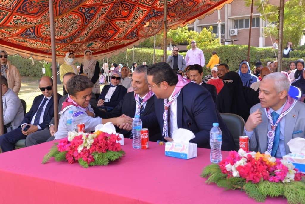 "همام" يشهد افتتاح الدورة الكشفية والإرشادية بجامعة أسيوط