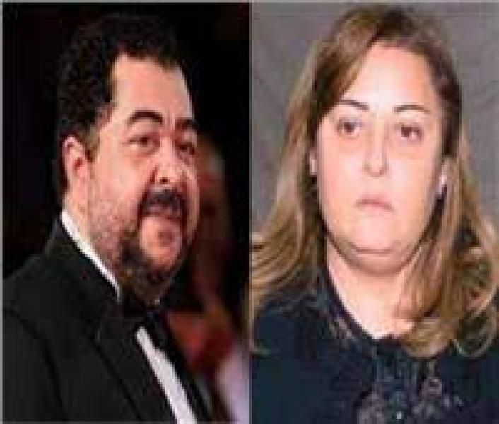 وصول نهال عنبر لجنازة طارق عبد العزيز