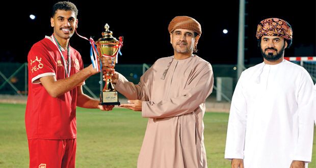 ختام بطولة سباعيات القدم بجامعة التقنية والعلوم التطبيقية بعبري