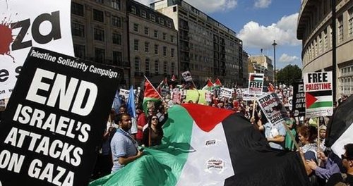 مظاهرات في مدن أوروبية دعماً لغزة