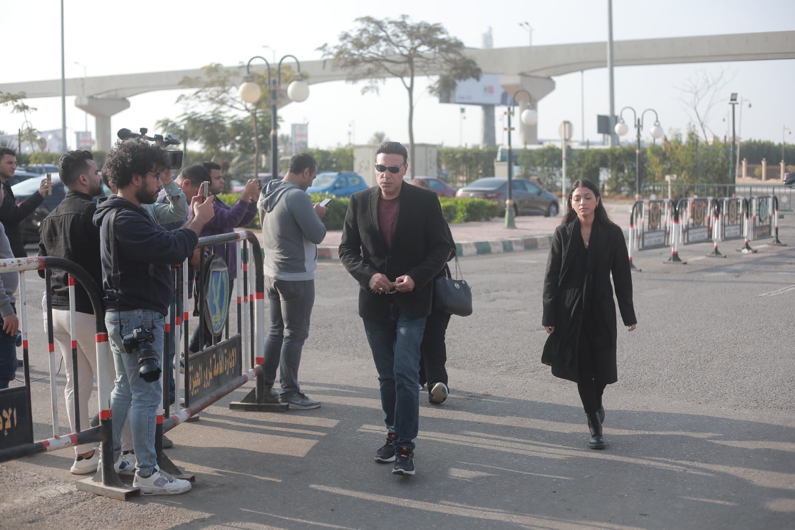 محمد الغيطي يحرص على حضور جنازة ناهد فريد شوقي