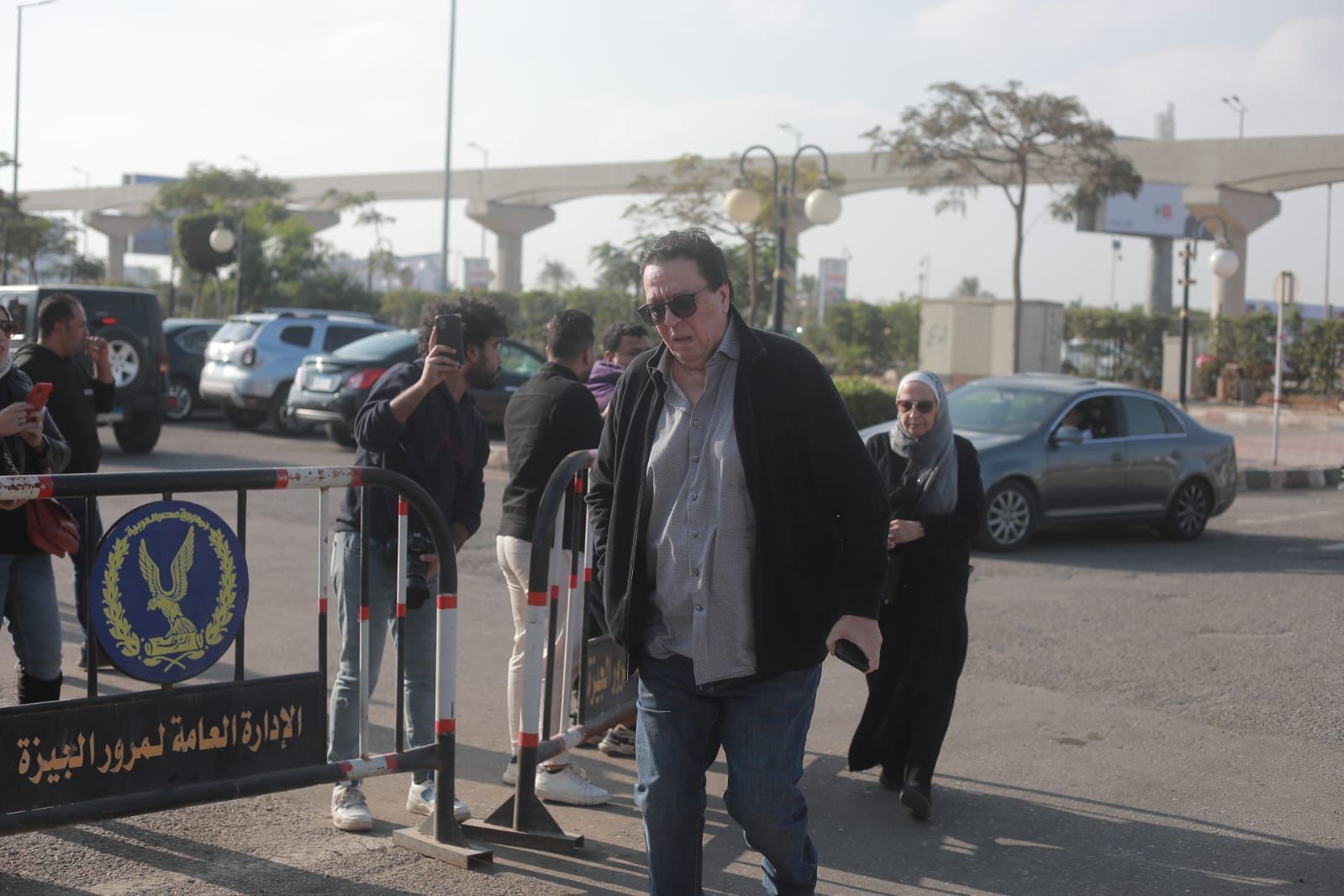 نجوم الفن يودعون ناهد فريد شوقي ( صور)