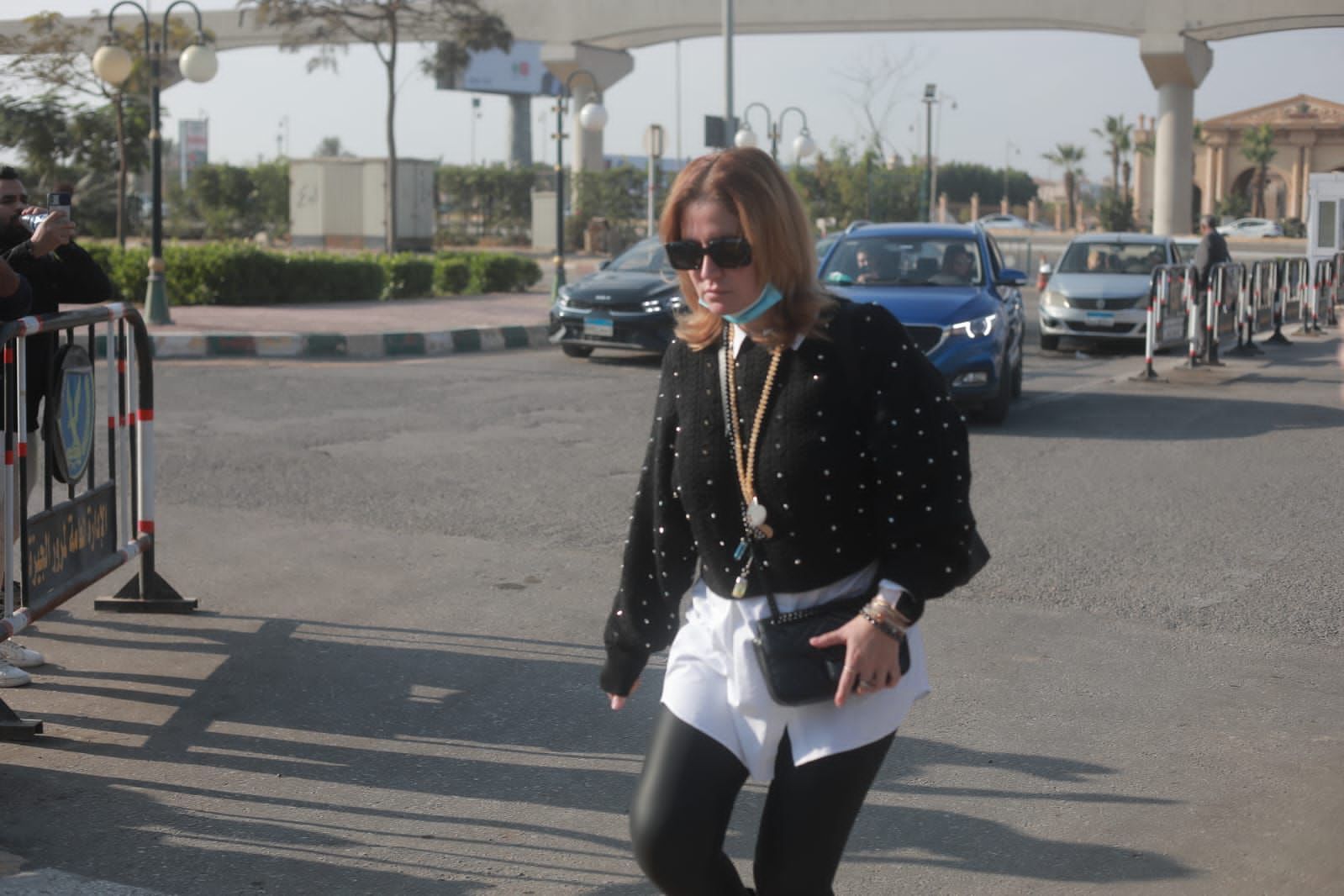 نجوم الفن يودعون ناهد فريد شوقي ( صور)