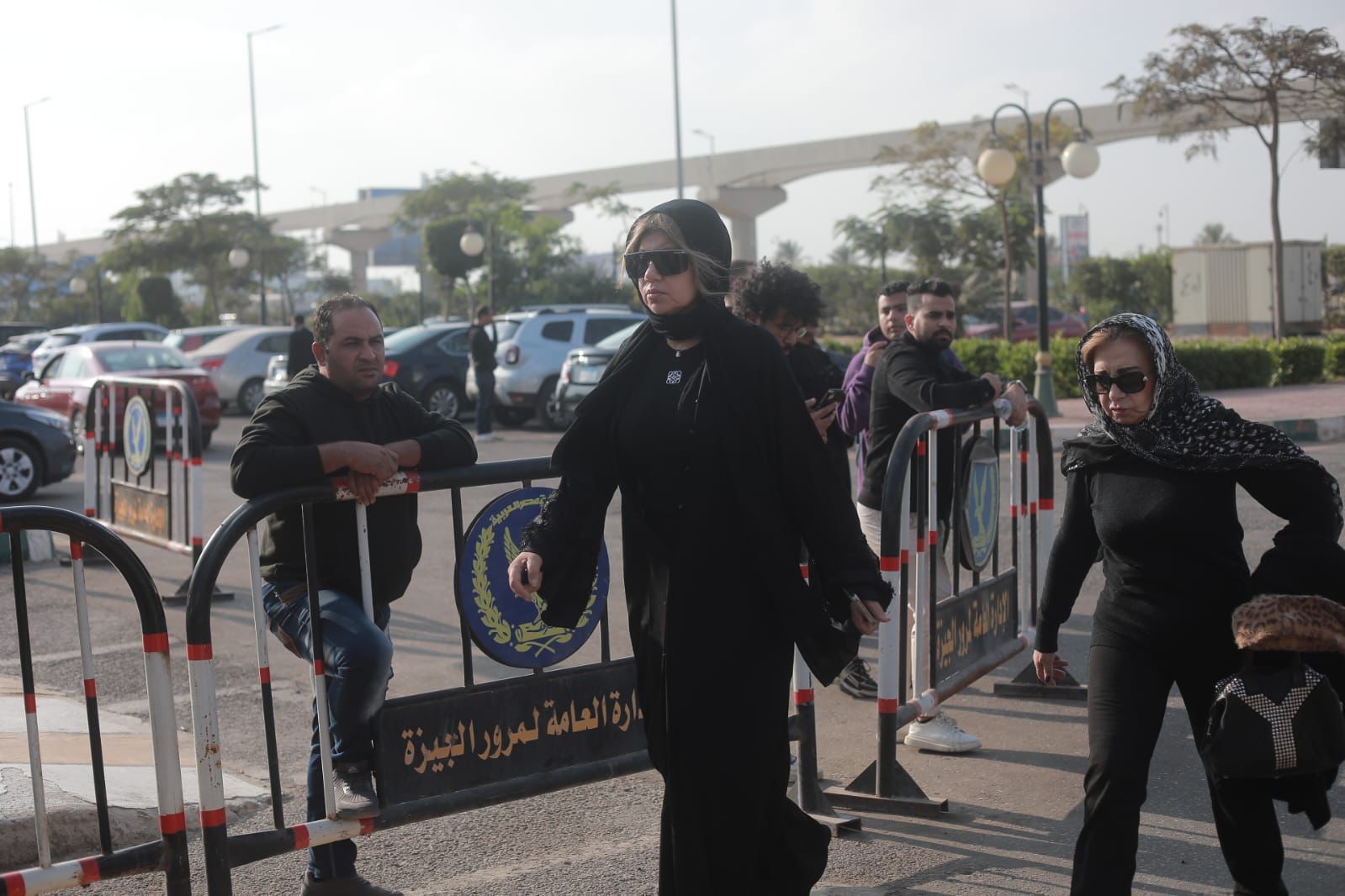 نجوم الفن يودعون ناهد فريد شوقي ( صور)