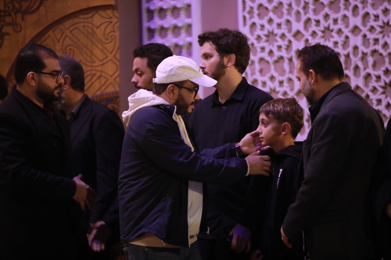 حسام داغر يعزي أسرة الراحل أشرف عبد الغفور