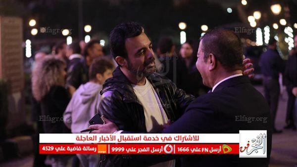 عمرو محمود ياسين يقدم واجب العزاء في الراحل أشرف عبد الغفور