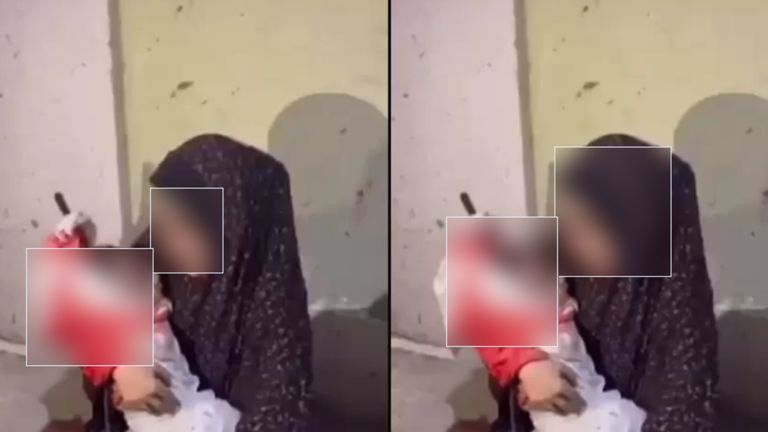 فيديو يدمي القلوب.. أم فلسطينية تودع طفلها عقب مقتله بقصف إسرئيلي