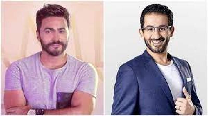 تامر حسني ينعى وفاة شقيق النجم أحمد حلمي