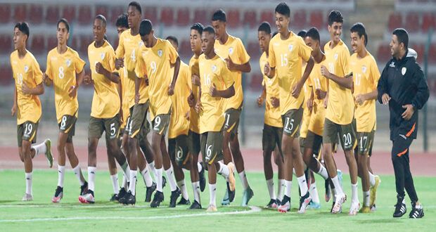 منتخبنا الوطني للناشئين يرفع وتيرة تحضيراته المكثفة لملاقاة لبنان غدا