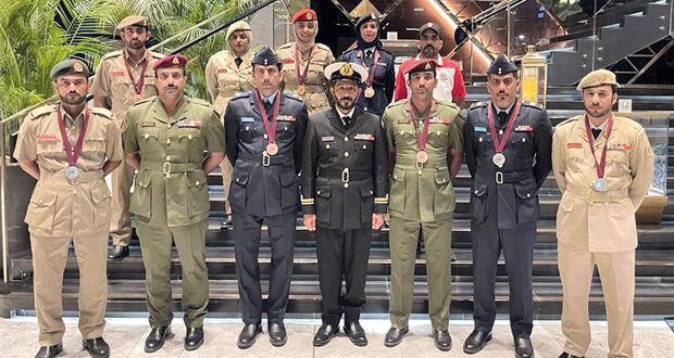 الفريق الوطني للرماية يختتم مشاركته فـي البطولة العربية العسكرية الثالثة