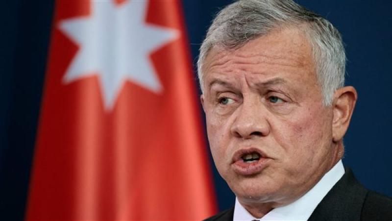 ملك الأردن يشيد بدور مصر بشأن رفض تهجير الفلسطينيين