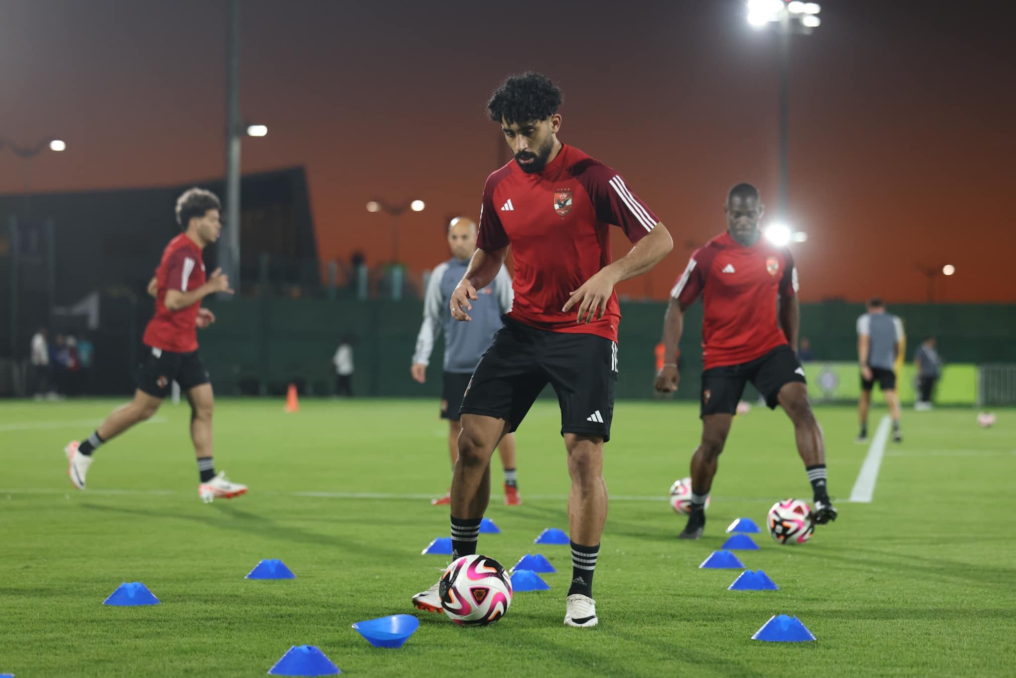 المران الأخير للأهلى قبل مواجهة اتحاد جدة بمونديال الأندية.. صور