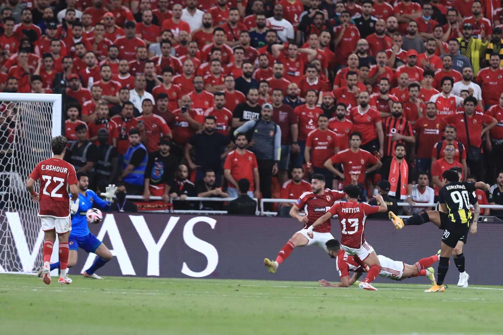 علي معلول يحرز الهدف الأول أمام اتحاد جدة فى كأس العالم للأندية