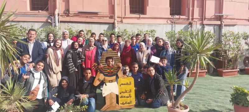 برامج تعليمية لرفع الوعي الأثري لطلاب المدارس بالمتحف المصري بالتحرير