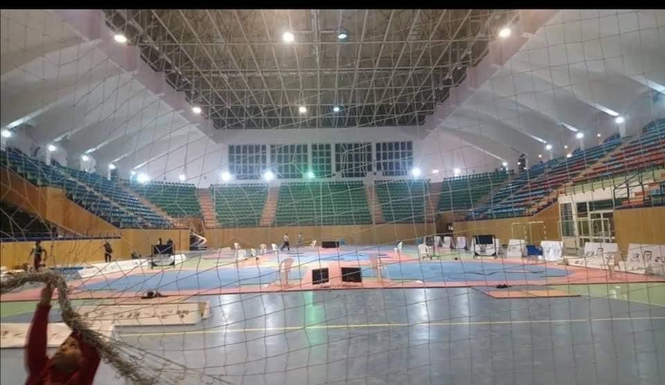 جولة تفقدية لرئيس جامعة حلوان للملاعب الرياضية للنادي