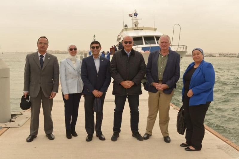 استشاري التسويق الدولي وفريق العمل المرافق له يختتمون زيارتهم التعريفية بزيارة قناة...