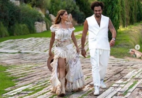 نيلي كريم وزوجها يتضامنان مع غزة