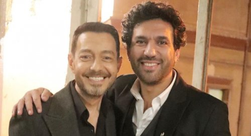 أحمد زاهر ينشر الصورة الأول لكواليس المحارب