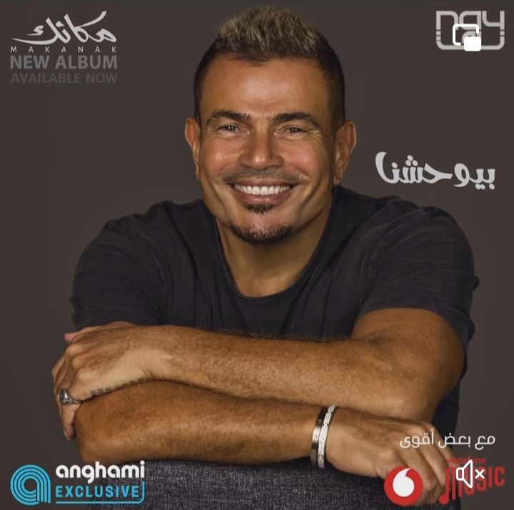 ”بيوحشنا” لـ عمرو دياب رقم 1 عبر تطبيق أنغامي