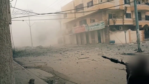 القسام تنشر مشاهد من الالتحام مع آليات وجنود إسرائيليين