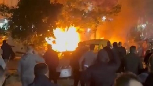 انفجار قوي يهز ضاحية بيروت الجنوبية .. فيديو وصور