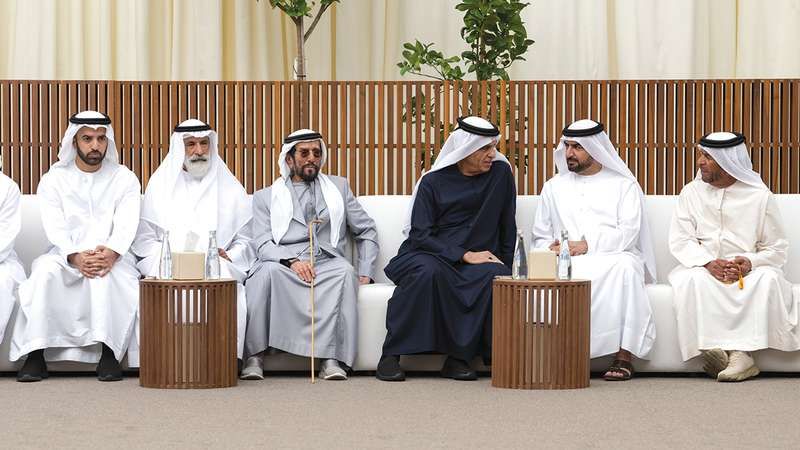 رئيس الدولة يتقبل التعازي في وفاة الشيخة مهرة بنت خالد آل نهيان