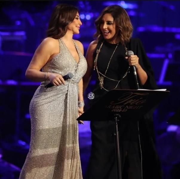 أنغام توجه رسالة لـ إليسا بعد حفل رأس السنة.. تفاصيل