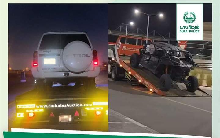 “شرطة دبي” تحجز مركبة ودراجة ترفيهية استعرض سائقها في مناطق تخييم العائلات بالروية