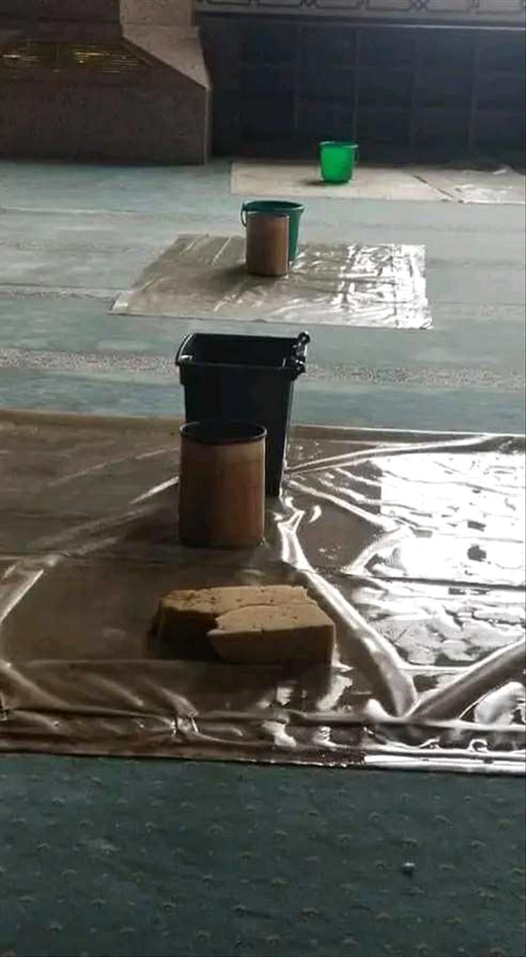 اتفرج « الصالح» أكبر وافخم مساجد اليمن يصل الحالة مُزرية بصنعاء (مجموعة صور)