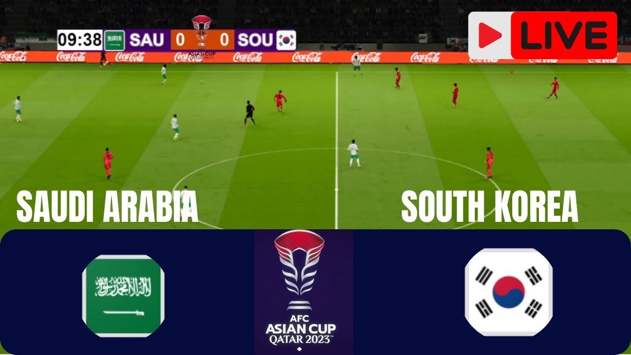مباراة السعودية مباشر تويتر(0-0)..مشاهدة مباراة السعودية وكوريا الجنوبية يلا شوت