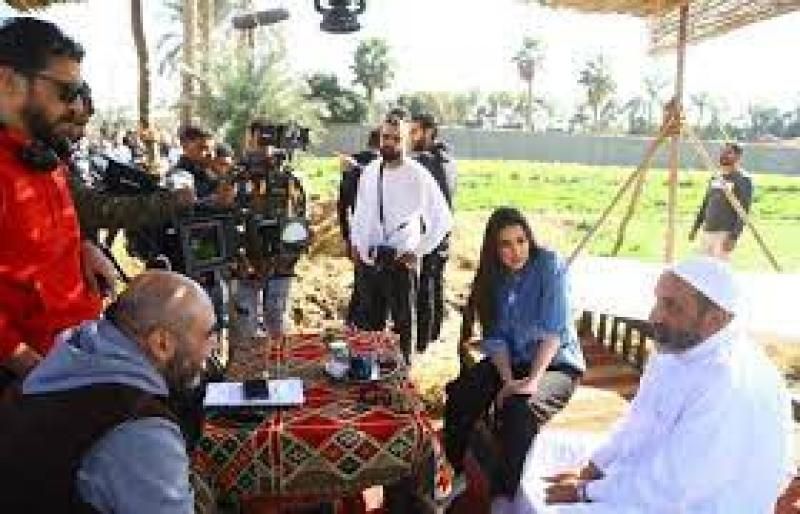 ياسمين صبري تواصل تصوير مشاهدها في مسلسل ”رحيل”