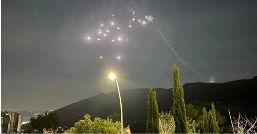 فيديو .. اعتراضات جوية في سماء حيفا