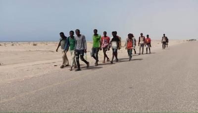 أخبار اليمن : وصول 1737 مهاجر أفريقي إلى اليمن خلال شهر