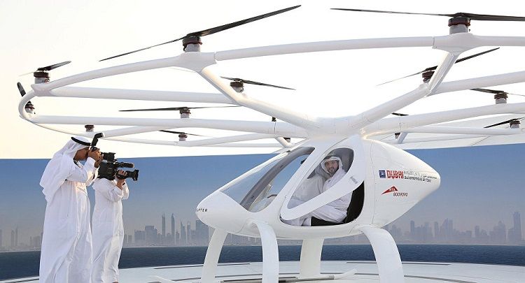 دبي توقع اتفاقية لتقديم خدمات التاكسي الجوي