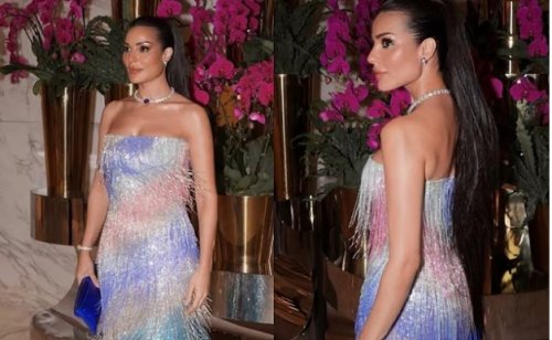 نادين نجيم تطلق موضة الشعر الطويل جداً