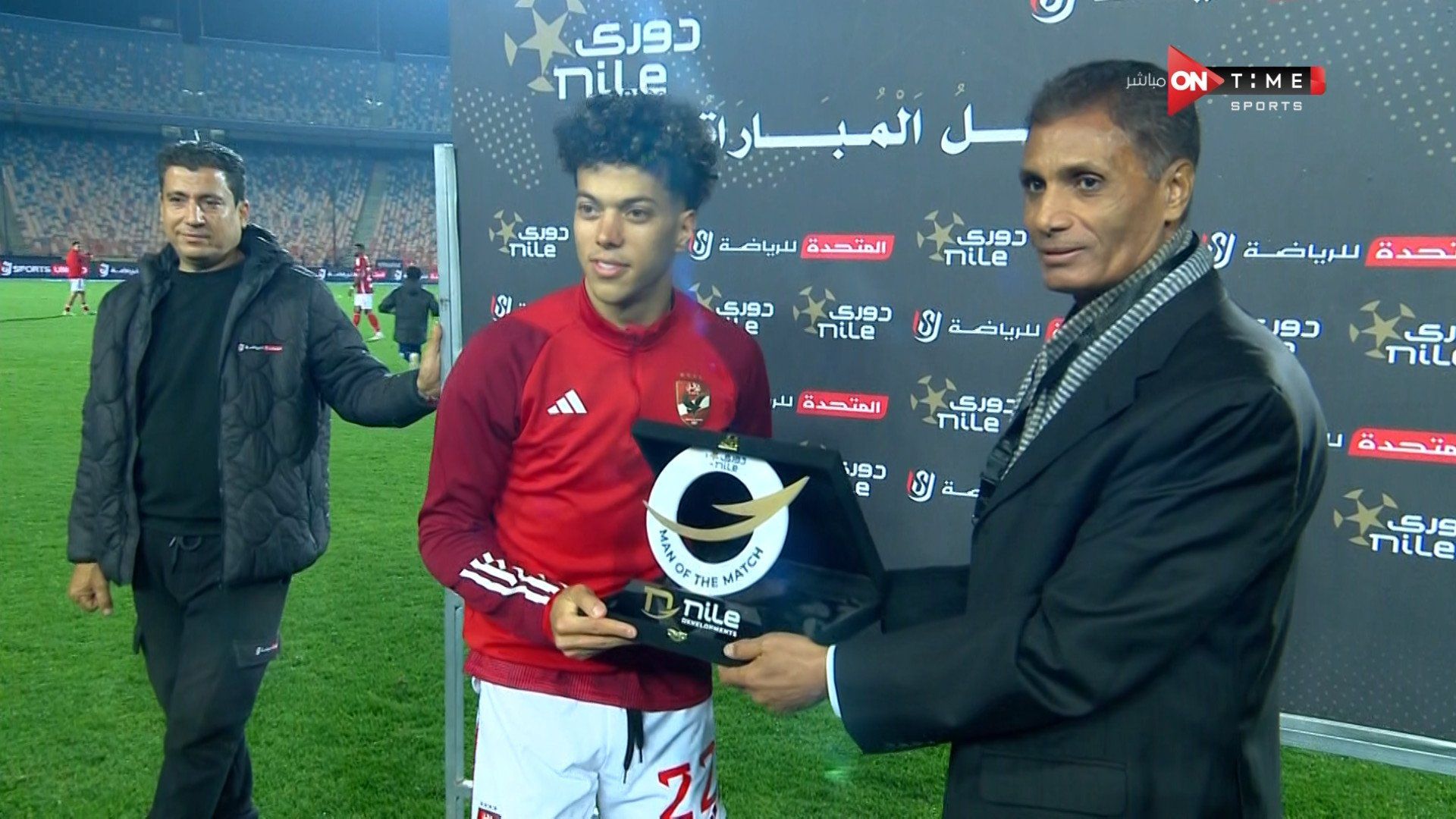 إمام عاشور أفضل لاعب فى مباراة الأهلي وبلدية المحلة