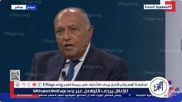 سامح شكري: الوقت يضغط علينا ولا بد من وقف دائم لإطلاق النار قبل رمضان