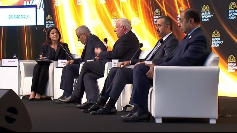 السفير حسام زكي امام منتدى أنطاليا: الاولوية العربية هي وقف اطلاق النار...