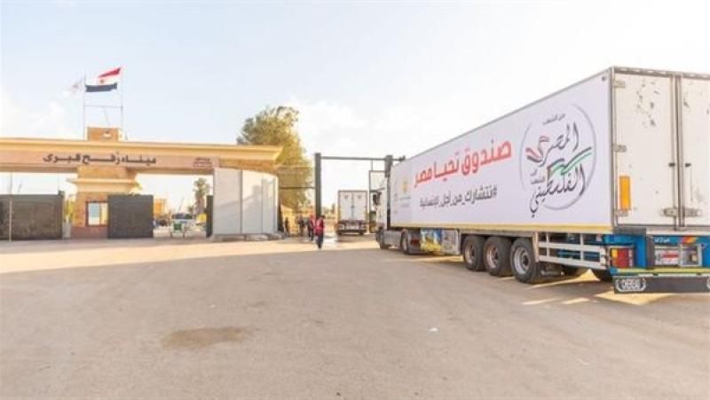 %86 من المساعدات التي دخلت قطاع غزة من أموال المصريين