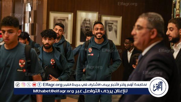 وصول حافلة الأهلي إلى ملعب الأول بارك استعدادًا للقاء الزمالك في نهائي كأس مصر