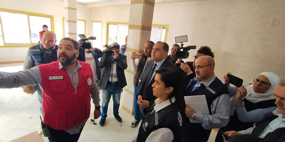 سكرتير شمال سيناء يستقبل وفد من منظمة الصحة العالمية خلال زيارته للعريش (صور)