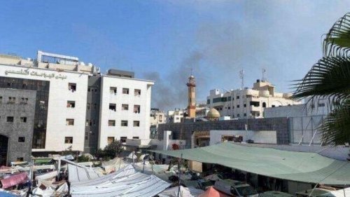 بظروف مروعة .. الاحتلال يستخدم مدنيين دروعاً بشرية بمجمع الشفاء