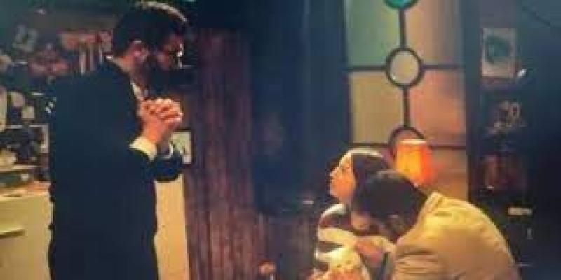 خالد النبوي يعاتب ابنته بسبب اعمال البلطجة ف محل حلا شيحه بمسلسل...