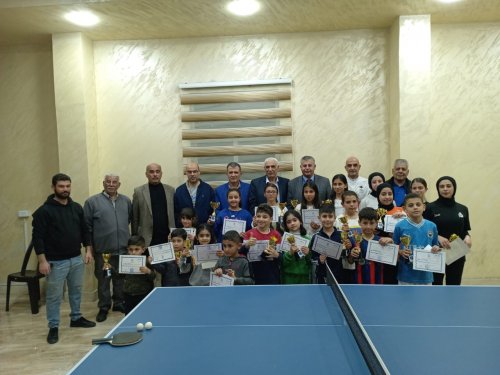 اختتام فعاليات بطولة تنس الطاولة