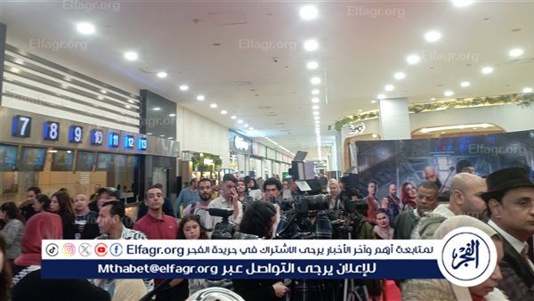 شاهد.. ازدحام شديد في العرض الخاص لفيلم شقو