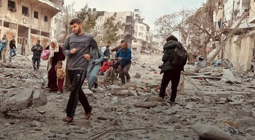 عدد ضحايا العدوان على غزة يتجاوز 110 ألاف