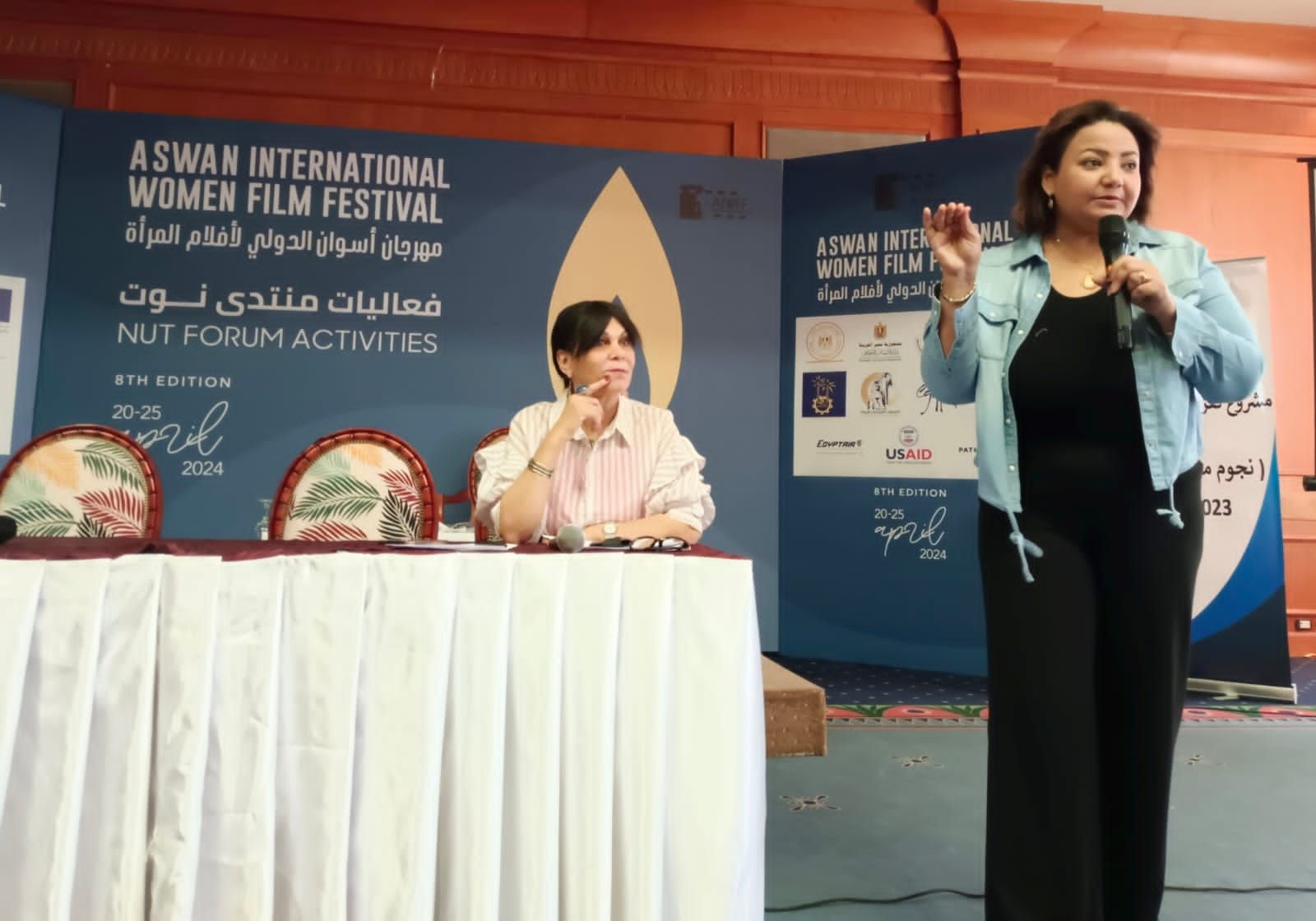 منتدى نوت بمهرجان أسوان: الدراما دورها مهم في طرح قضايا زواج الأطفال والختان والعنف ضد المرأة