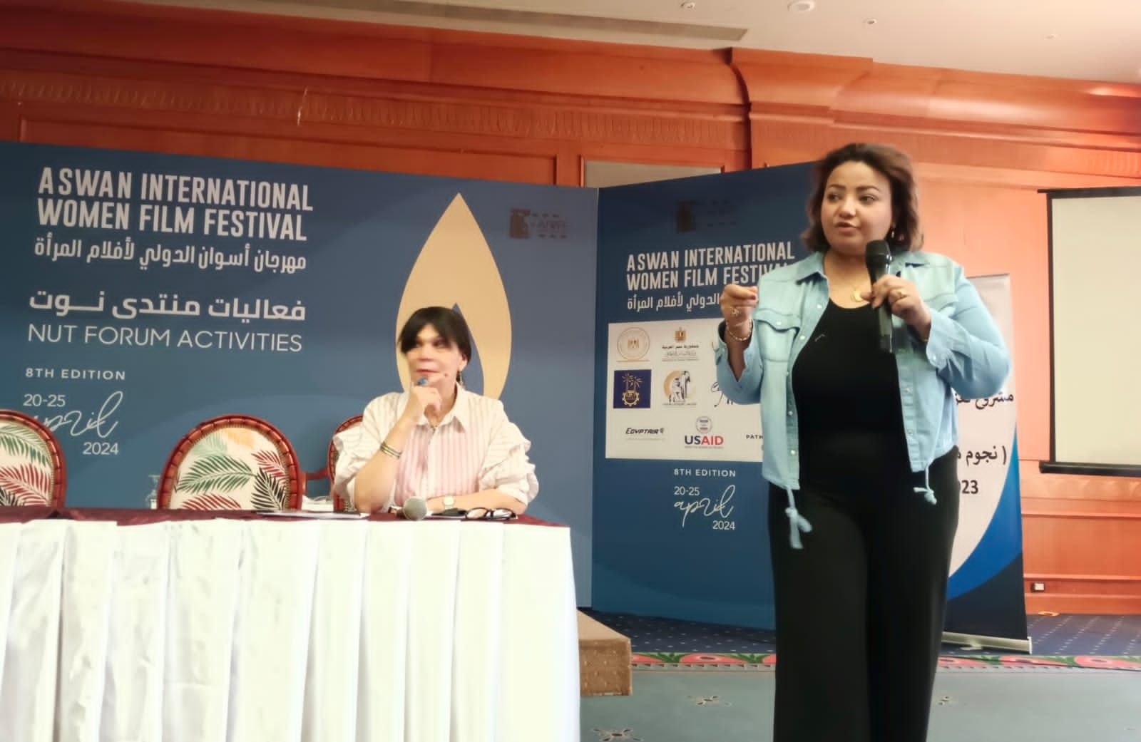 منتدى نوت بمهرجان أسوان: الدراما دورها مهم في طرح قضايا زواج الأطفال والختان والعنف ضد المرأة