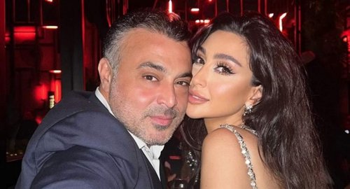 جيسي عبدو تحتفل بعيد ميلاد زوجها مفيد الرفاعي