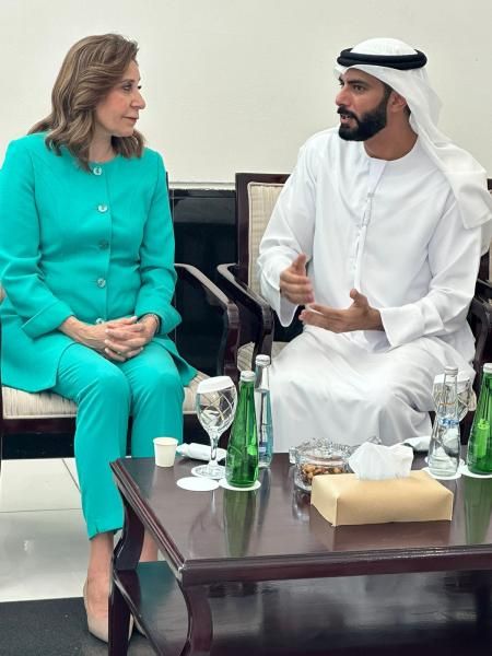 وزيرة الثقافة تلتقي نظيرها الإماراتي في مستهل زيارتها لدولة الإمارات لحضور افتتاح...